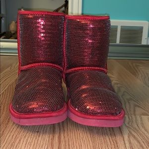Red Sparkle Uggs
